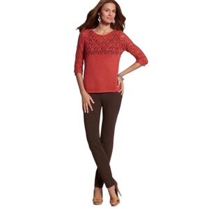 CHICO’S Brown 5 Pocket Ponte Jeans!